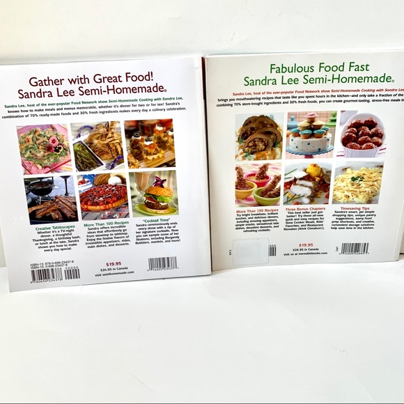 SANDRA LEE Bundle of 2 Cookbooks - Picture 4 of 16